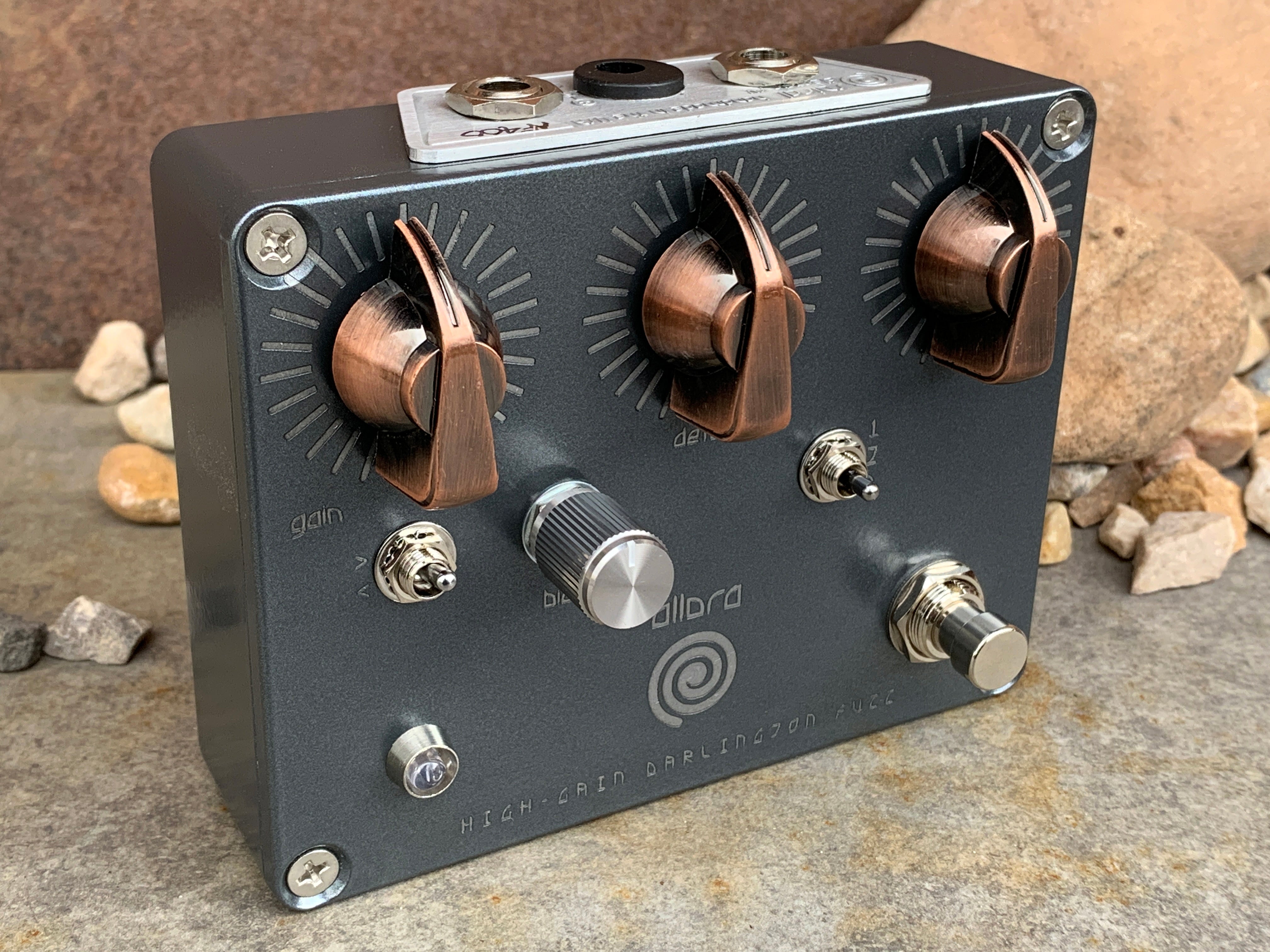 high gain guitar pedals Allora High-Gain Darlington Fuzz – Spiral Electric FX