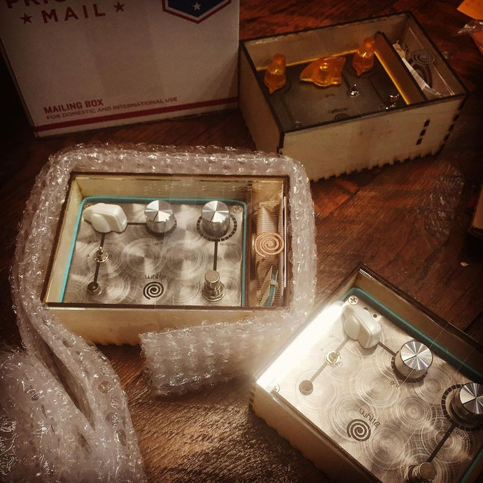 Engine Turned White Spiral Boost - Limited Edition