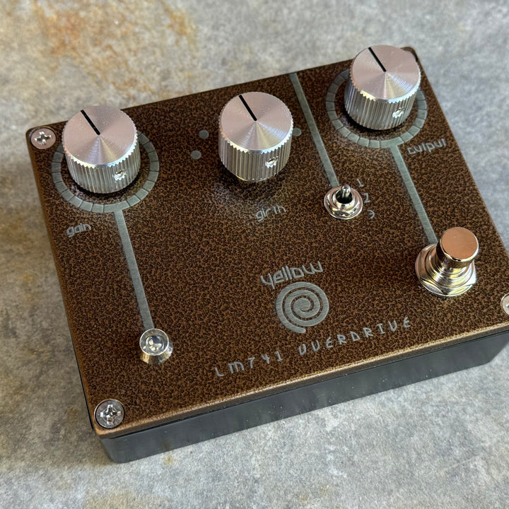 Old School Bronze Vein Yellow Spiral LM741 Overdrive
