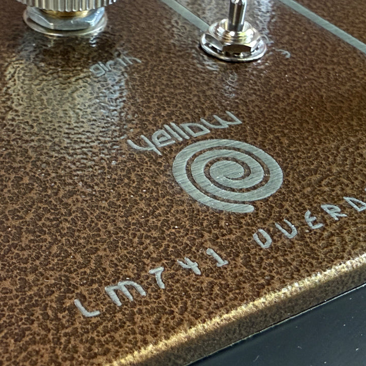 Old School Bronze Vein Yellow Spiral LM741 Overdrive