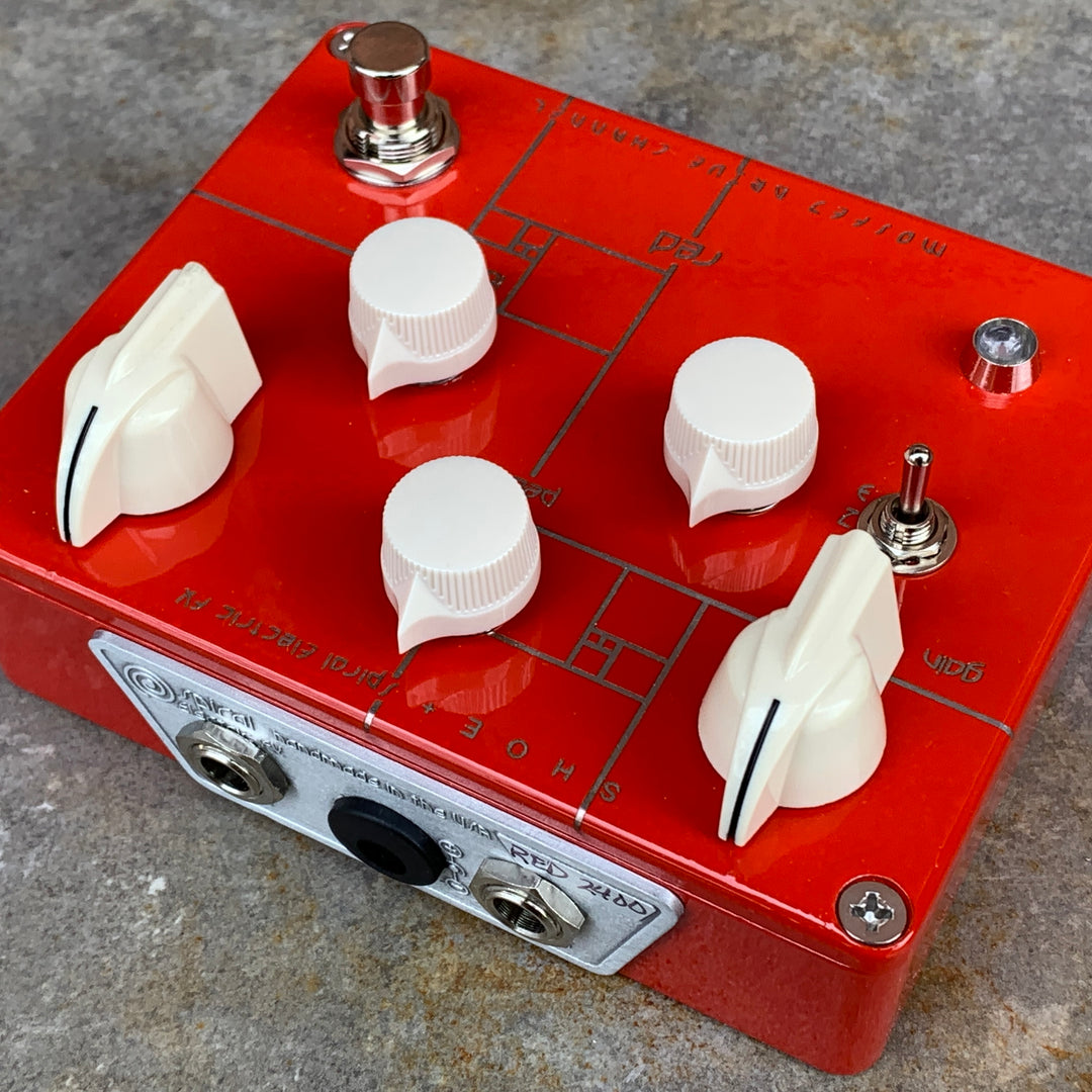red guitar pedals Red Spiral Drive Channel