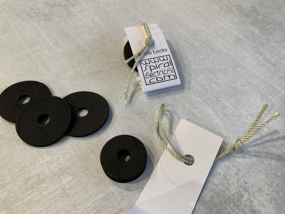 guitar pedal knob lock Knob Lock Pack: Black
