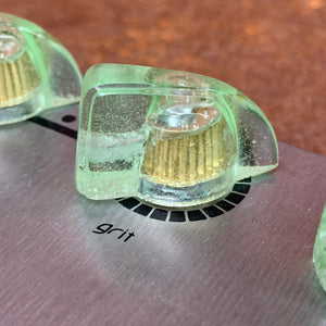 Deco-Wedge Knob with Set Screw - Sea Glass