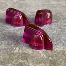 Load image into Gallery viewer, Deco-Wedge Knob with Set Screw - Fuschia