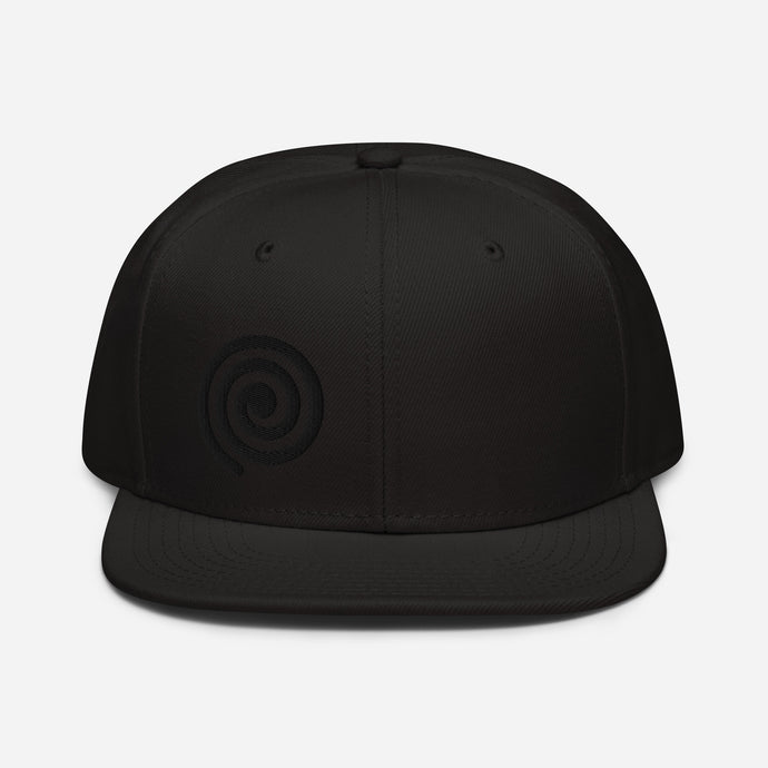Asymmetric Spiral Snapback Hat