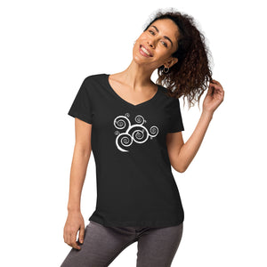 Secret Chord Women’s Fitted V-Neck T-Shirt