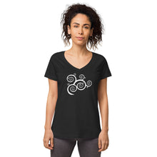 Load image into Gallery viewer, Secret Chord Women’s Fitted V-Neck T-Shirt