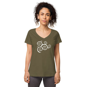 Secret Chord Women’s Fitted V-Neck T-Shirt