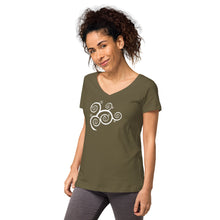 Load image into Gallery viewer, Secret Chord Women’s Fitted V-Neck T-Shirt
