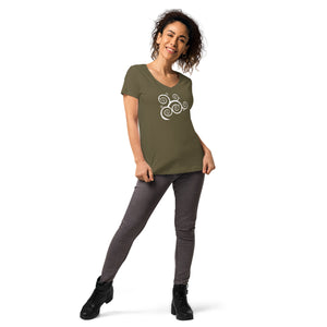 Secret Chord Women’s Fitted V-Neck T-Shirt