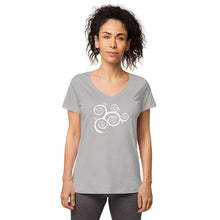 Load image into Gallery viewer, Secret Chord Women’s Fitted V-Neck T-Shirt